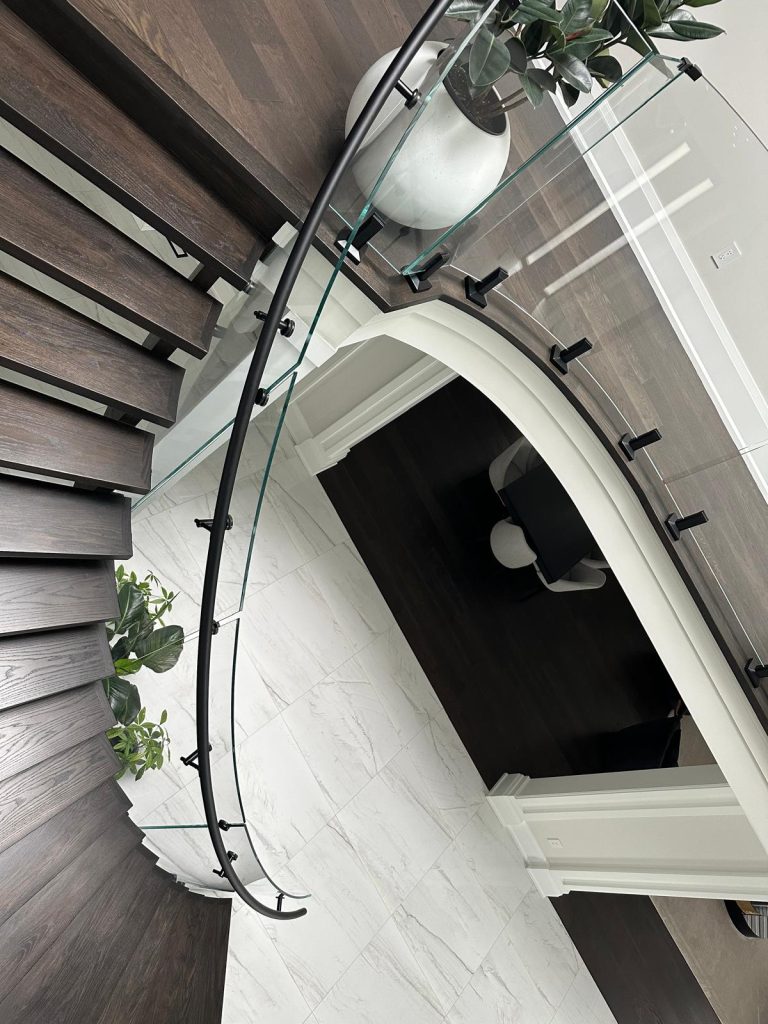 Bonafide Glass Curved Railings four