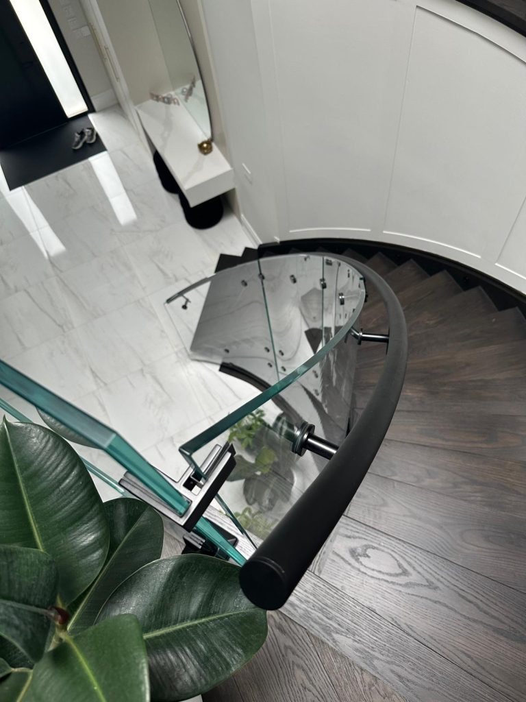 Bonafide Glass Curved Railings nine