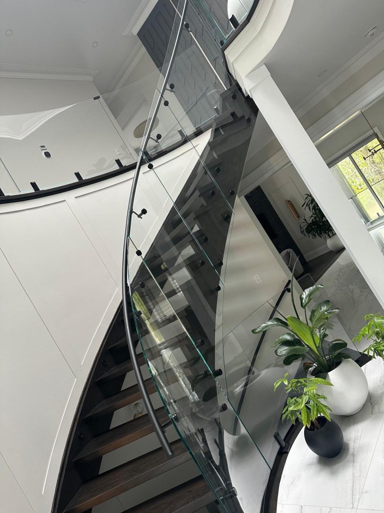 Bonafide Glass Curved Railings seven