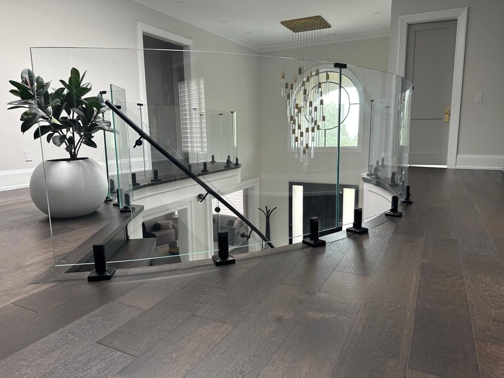 Bonafide Glass Curved Railings three