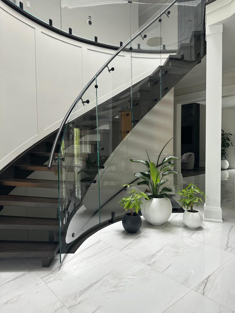 Bonafide Glass Curved Railings twelve