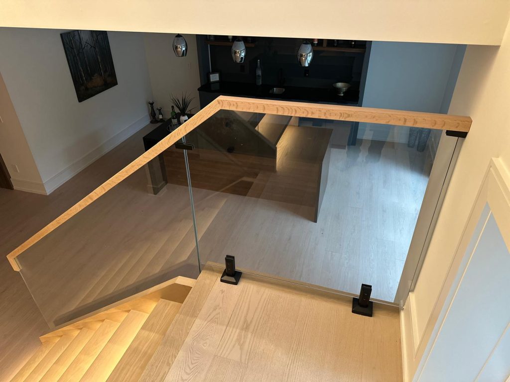 Glass Railing stairs five