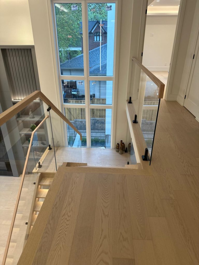 Glass Railing stairs four