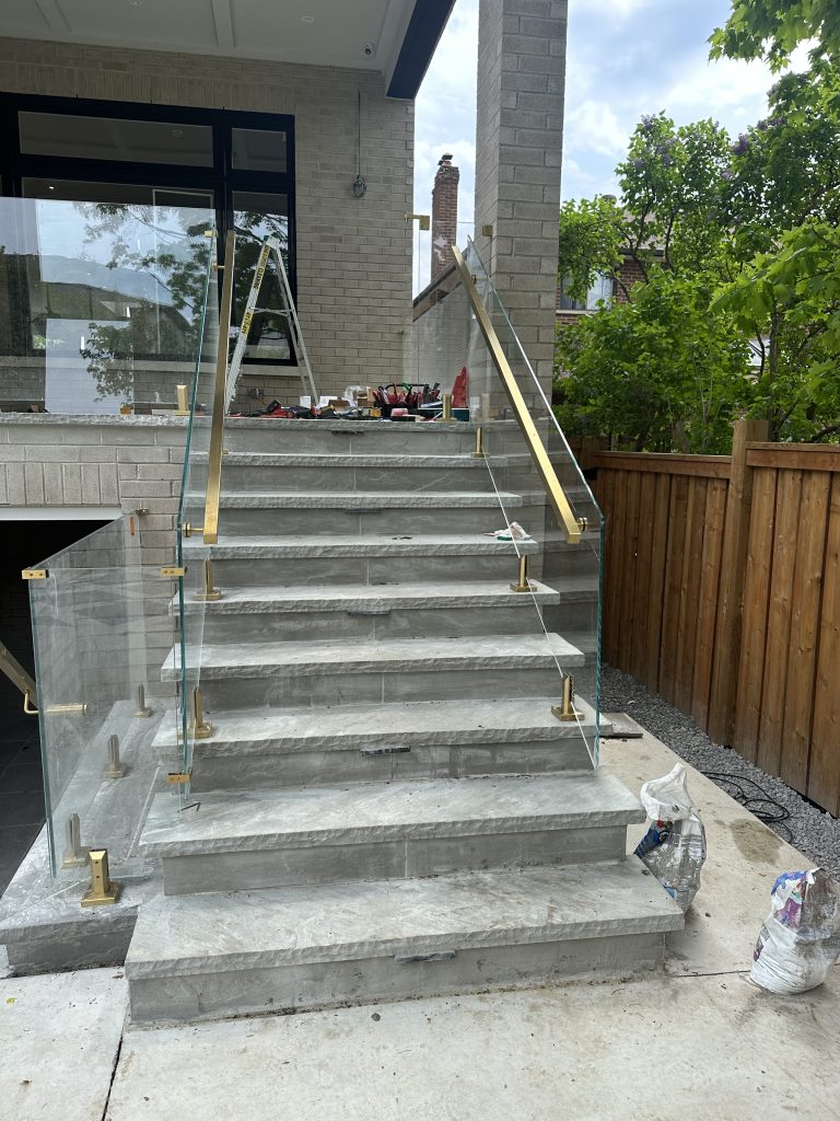 Glass Railing stairs two
