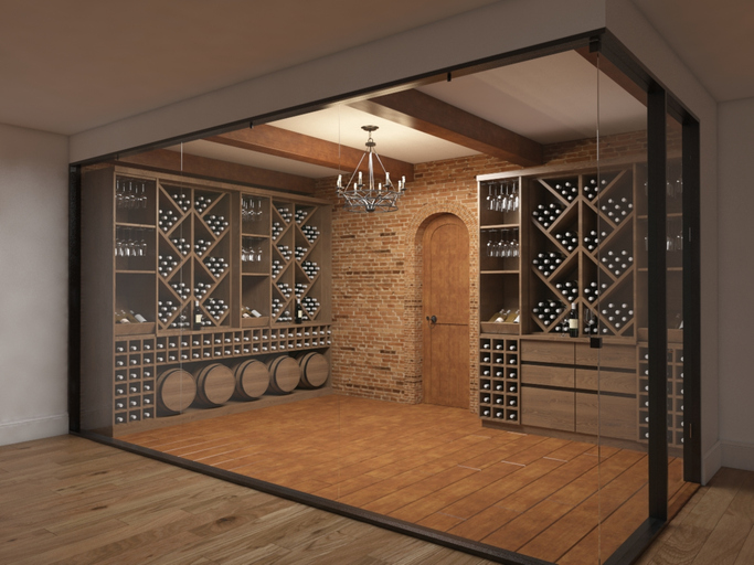 Glass Wine Room