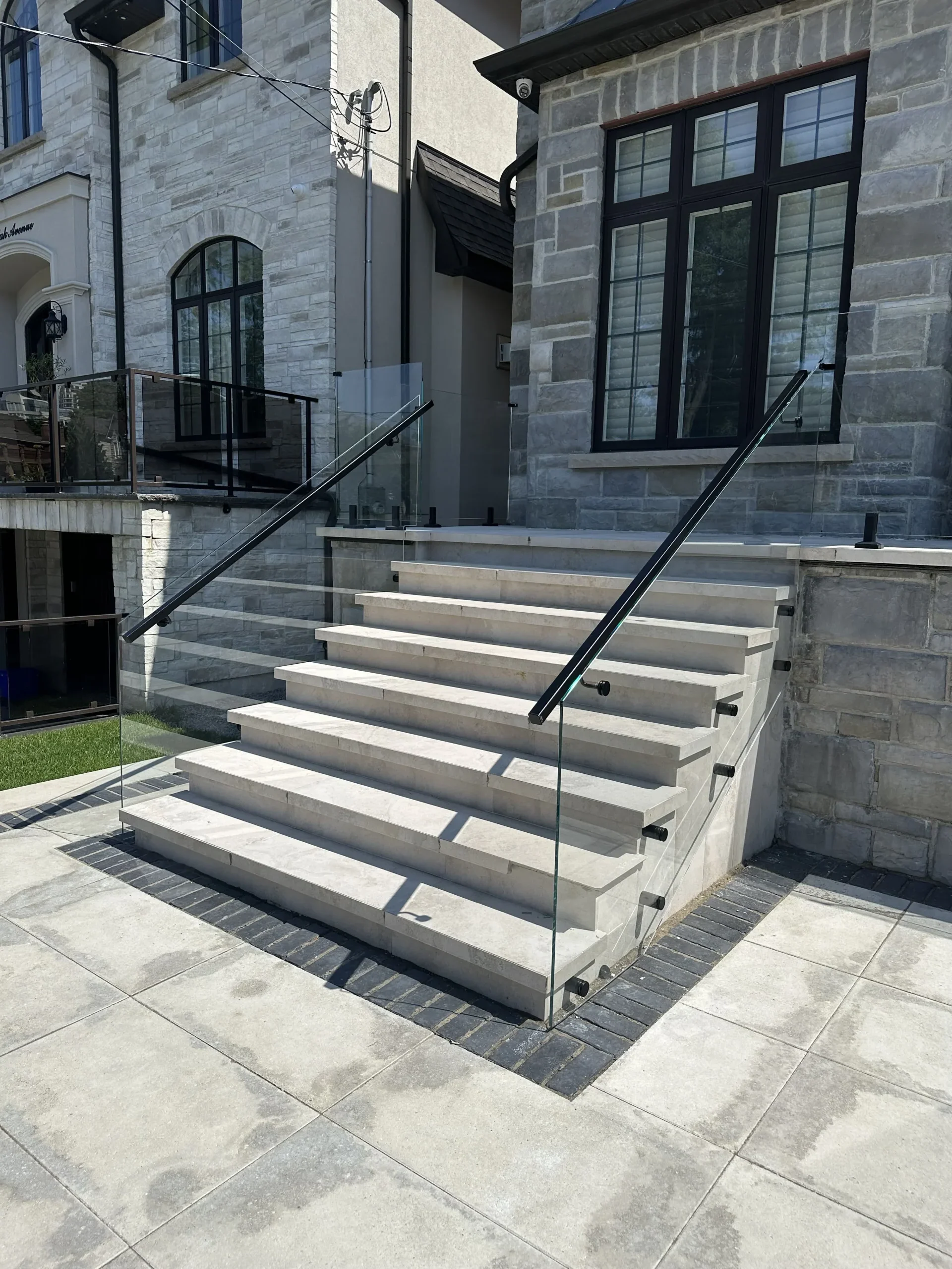 glass railings